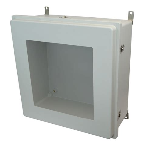 electrical box 24x24x10 inches for gates|AH242410 Robroy/Attabox 24X24X10 Fiberglass Box.